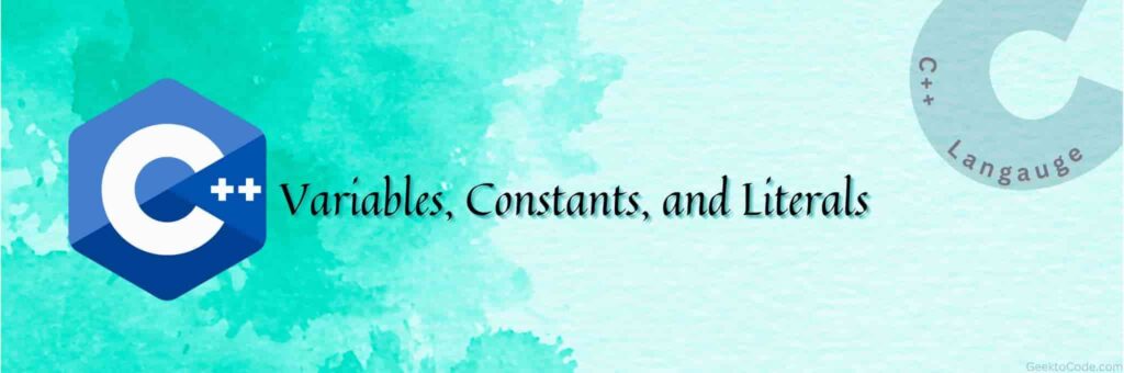 C++ Variables, Constants - banner