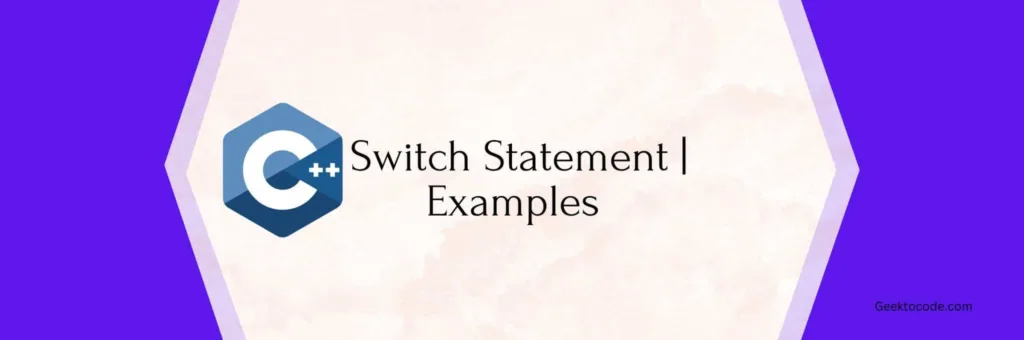 switch statement